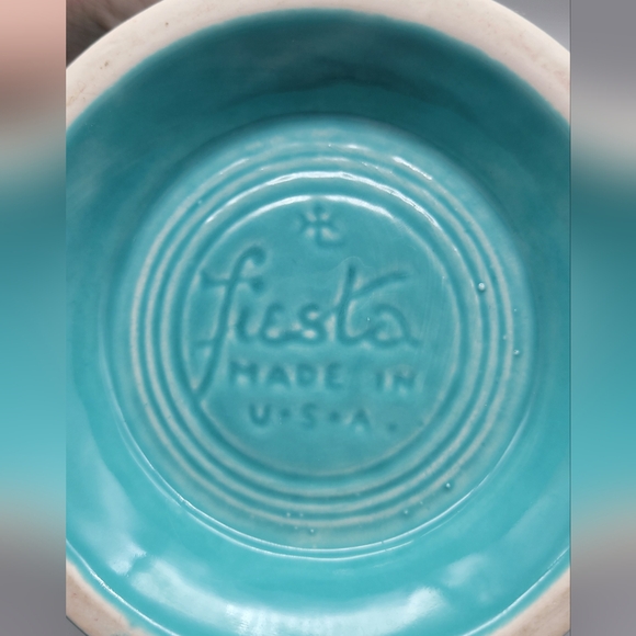 Vintage Fiesta Ware Homer Laughlin Large Turquoise Teapot - Picture 2 of 9